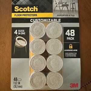Scotch Floor Protectors - 48 Pack